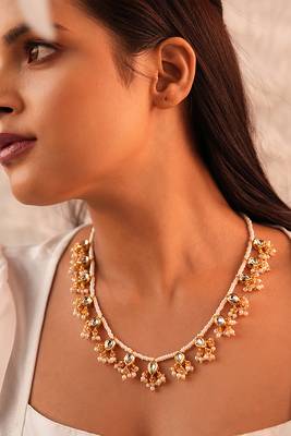Pearl grace pachi kundan necklace 1