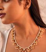 Pearl grace pachi kundan necklace