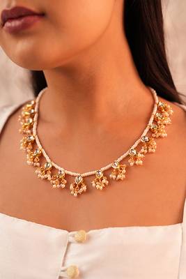 Pearl grace pachi kundan necklace 2