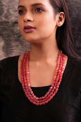 Blush blossom pink duldul necklace 1