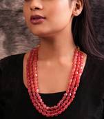 Blush blossom pink duldul necklace