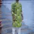 Green cotton full sleeve peacock green kurta for mens