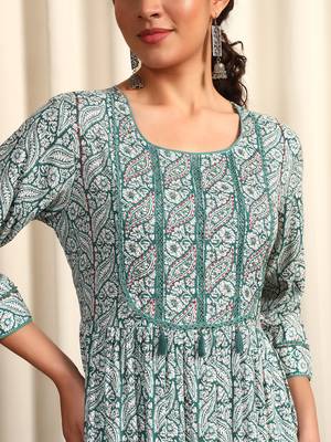 Rayon-dobby long dress 2
