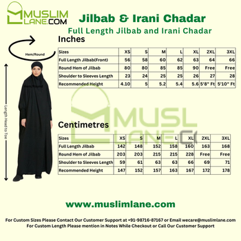 Saudi or Irani Jilbab Full Length Blue and Noise Pc Firdous Fabric 5