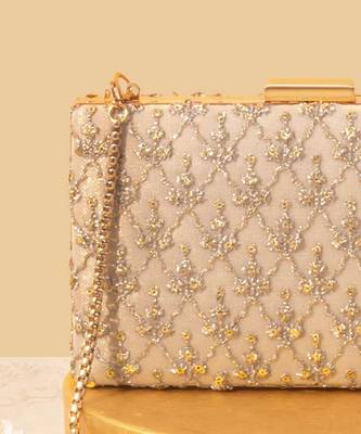 Pink suede embroidered sling bag 3