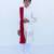 White embroidered georgette sherwani set