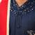 Blue Embroidered silk Sherwani Set