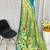 Green paithani silk blend saree with rich contrast weaving pallu and border & blouse