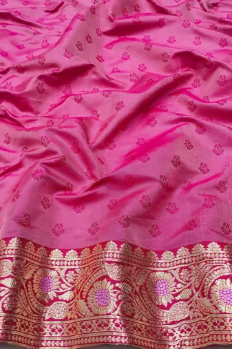 Purple Art silk blend kanjivaram Art silk blend saree with blouse