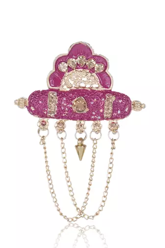 Royal Multi-Layered Groom Sherwani Mala with Decorative Brooch