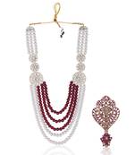 Men s Ethnic Sherwani Mala with Brooch   Perfect for Weddings & Festive Wear