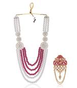 Men s Ethnic Sherwani Mala with Brooch   Perfect for Weddings & Festive Wear