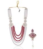 Men s Ethnic Sherwani Mala with Brooch   Perfect for Weddings & Festive Wear