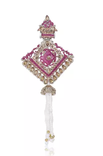 Traditional Groom Sherwani Mala Set with Brooch