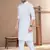White cotton plain pathani suits for mens wear