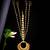 Royal crescent kundan maang tikka with ruby bead detailing