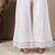 Women white chikankari plazzo