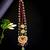 Traditional kundan and bead maang tikka