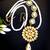Elegant kundan pearl mangtikka with floral motif