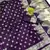 Purple Art Silk saree with blouse