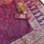 Magenta Art Silk saree with blouse