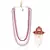 Layered moti necklace With Antique Brooch