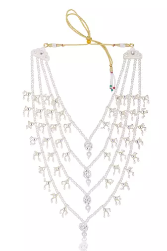 Elegant groom mala-brooch for wedding sherwani