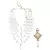 Layered pearl groom mala with gold-plated brooch     classic elegance