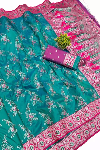 Rama Art Silk saree with blouse