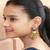 Statement multistone dangle earrings