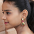 Regal lotus drop earrings