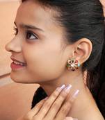 Radiant petal stud earrings