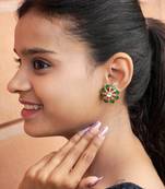 Radiant petal stud earrings