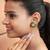 Radiant petal stud earrings