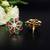 Radiant petal stud earrings