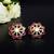 Radiant petal stud earrings