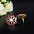 Radiant petal stud earrings