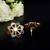 Radiant petal stud earrings