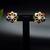 Radiant petal stud earrings