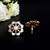 Radiant petal stud earrings