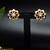 Radiant petal stud earrings