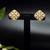 Classic geometric stud earrings