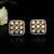 Classic geometric stud earrings