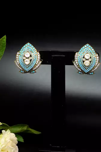 Exquisite lotus-inspired stud earrings