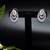 Elegant oval floral studded earrings