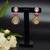 Regal lotus drop earrings