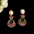 Regal lotus drop earrings