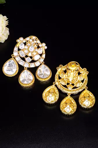 Royal teardrop chandelier earrings