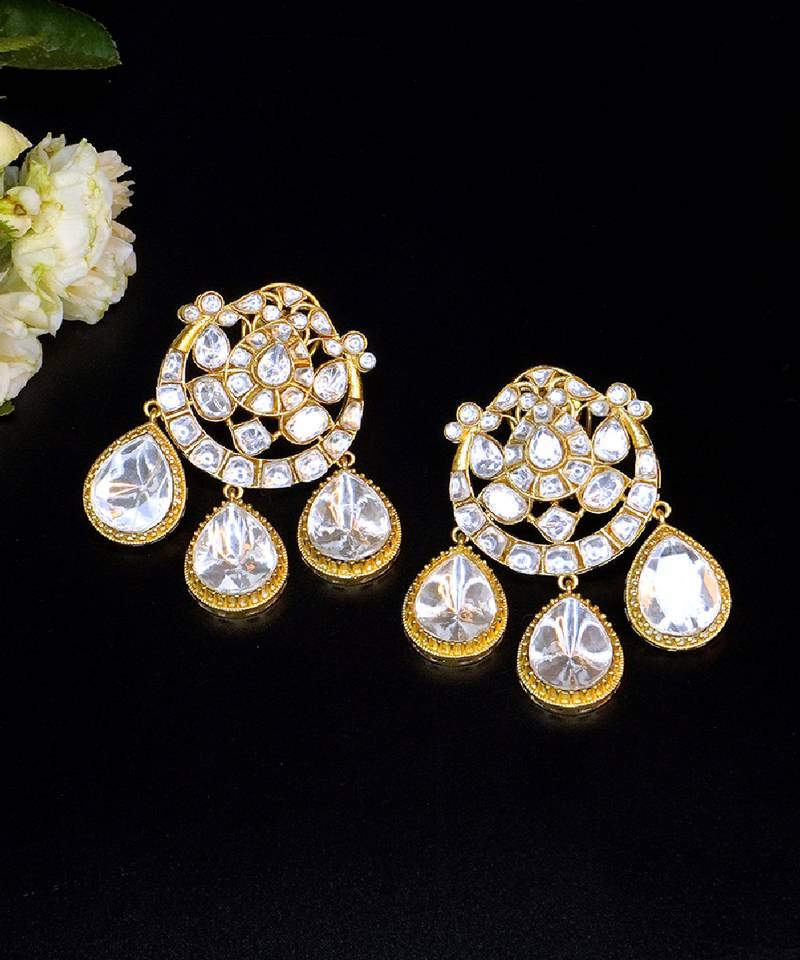 Royal teardrop chandelier earrings