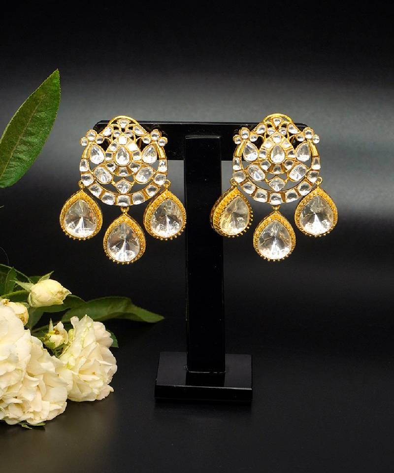 Royal teardrop chandelier earrings